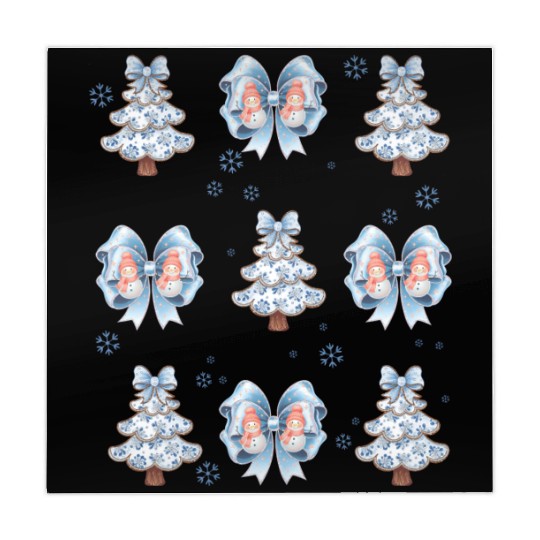 Christmas Coquette Bow, Merry Christmas Mahjong Mats
