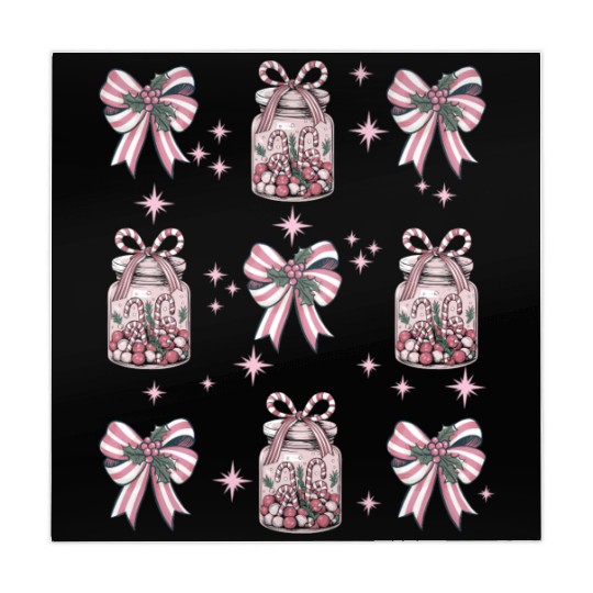 Christmas Coquette Bow, Merry Christmas Mahjong Mats