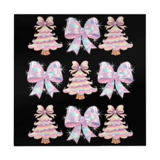 Christmas Coquette Bow, Merry Christmas Mahjong Mats