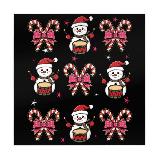 Cute Christmas, Funny Christmas, Snowman Christmas Mahjong Mats