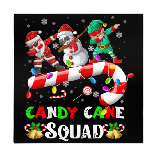 Dabbing Santa Elf Snowman Candy Cane Christmas Mahjong Mats