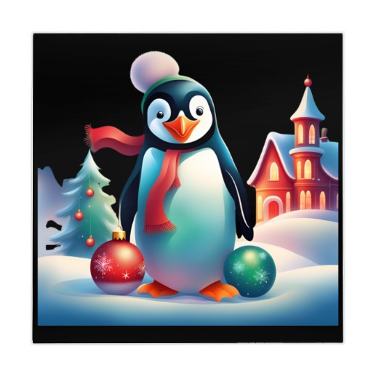 Christmas Merry Christmas For Gift Penguin Snowman Mahjong Mats