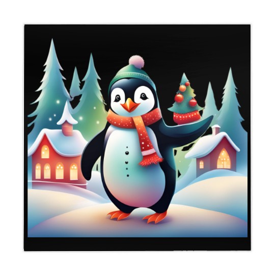 Christmas Merry Christmas For Gift Penguin Snowman Mahjong Mats