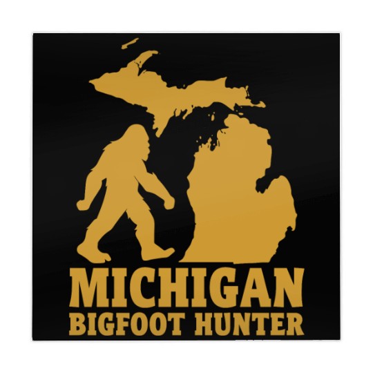 Michigan Bigfoot Hunter - Funny Sasquatch Lover Mahjong Mats