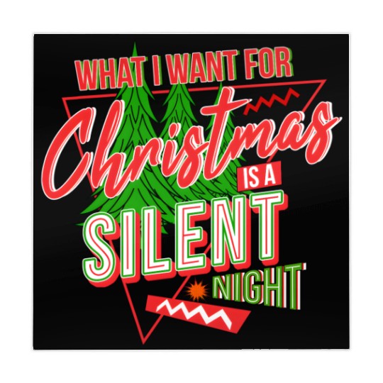 WHAT I WANT FOR CHRISTMAS IS A SILENT NIGHT Mahjong Mats