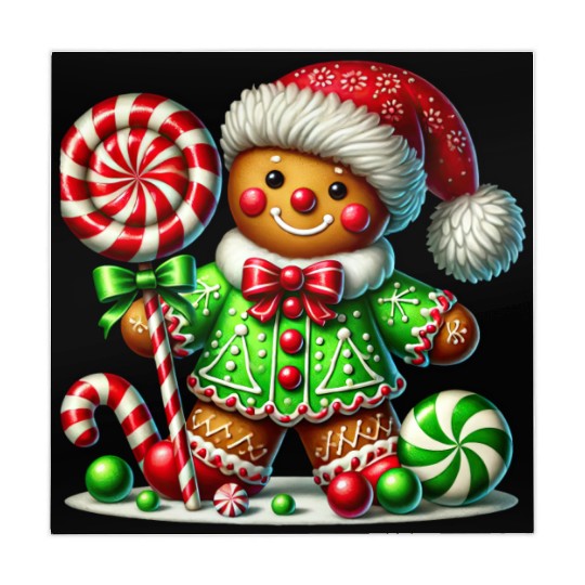 Gingerbread Christmas, Merry Christmas, Candy Mahjong Mats