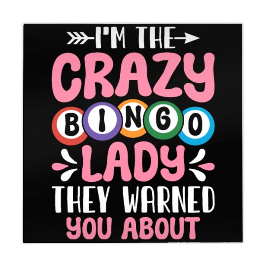Crazy Bingo Lady Bingo Cards Bingo Game Lover Mahjong Mats