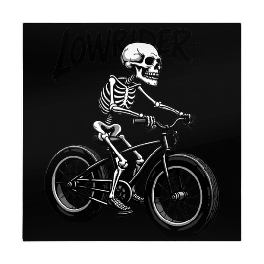 Lowrider Skeleton Art Mahjong Mats