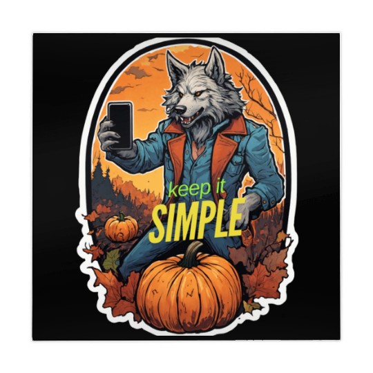 Werewolf Selfie: Pumpkin Patch Edition Unique T-Sh Mahjong Mats