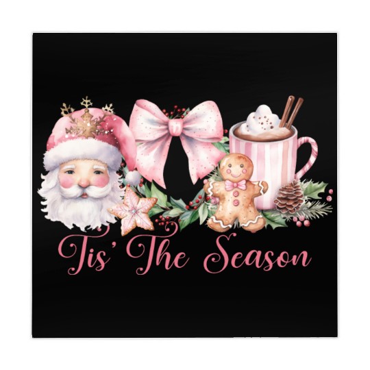 Pink Tis The Season Pink Mahjong Mats