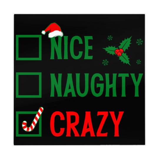 Naughty, Nice, Crazy Christmas Mahjong Mats