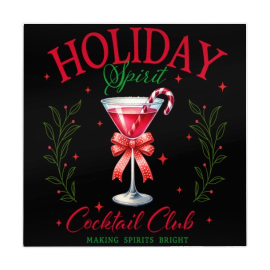 Holiday Spirit Cocktail Club Mahjong Mats