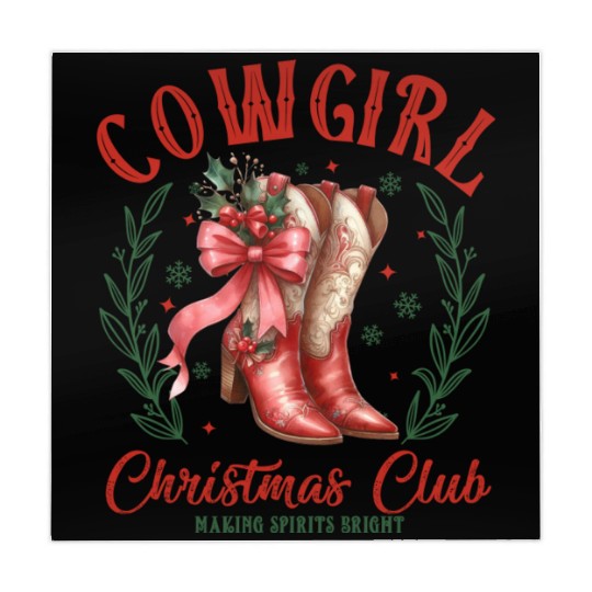 Cowgirl Christmas, Christmas Vintage Mahjong Mats