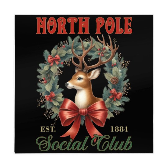 North Pole Soociial Clubb Mahjong Mats