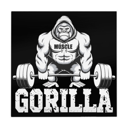 Gorilla Power Fitness Monkey Gorilla Gym Mahjong Mats