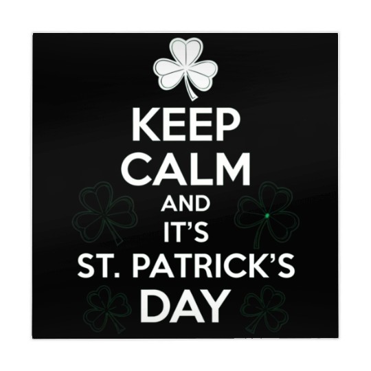 Keep Calm It's St Patricks Day Irish Mahjong Mats