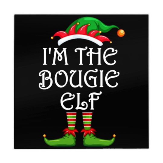 I'm The Bougie Elf Mahjong Mats Matching Family Christmas