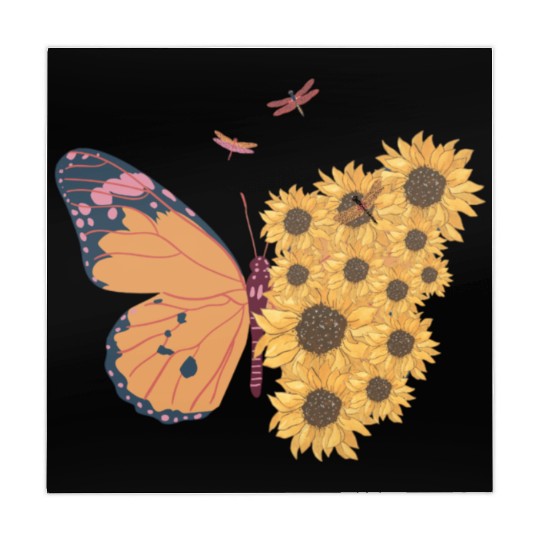 Butterfly design products Mahjong Mats