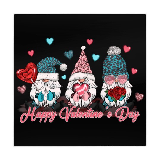 Gnomes Valentines Revelin, Valentines Retro Mahjong Mats
