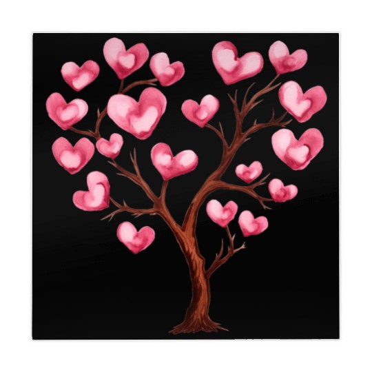 Heart Tree, Valentines Day Mahjong Mats