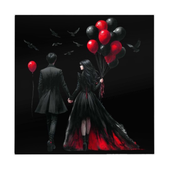 Black Gnomes Valentines Day Mahjong Mats