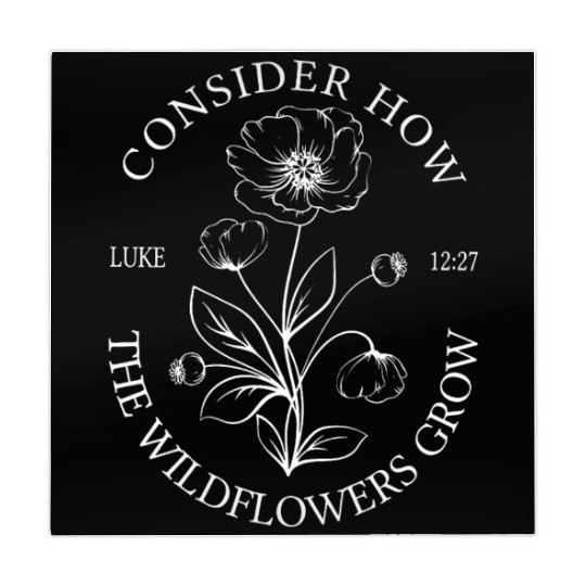 Wild Flowers Bible Verse Mahjong Mats