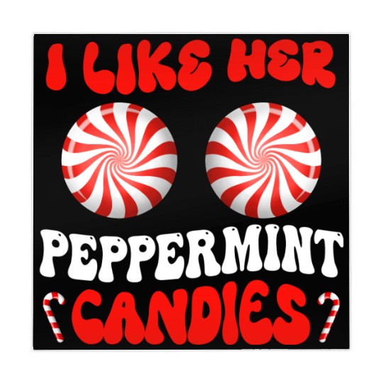 I Like Her Peppermint Candies Couples Christmas Mahjong Mats