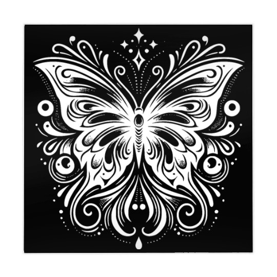 Pretty Ink Butterfly Tattoo Kids Style Mahjong Mats