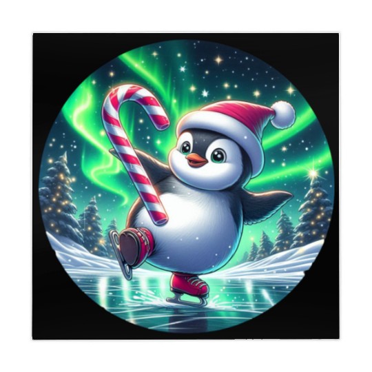 Penguin's Northern Lights Skate Mahjong Mats