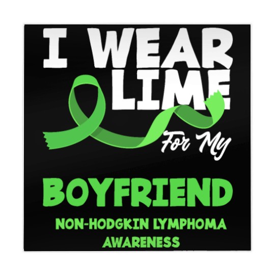 Non-Hodgkin Lymphoma Awareness Wear Lime Boyfriend Mahjong Mats