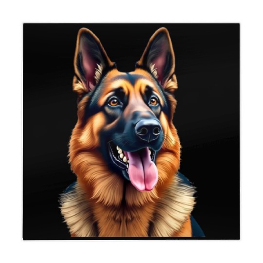 german-shepherd-mixed-timber-siberian-husky-wolf Mahjong Mats