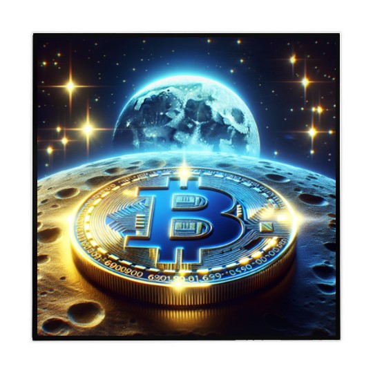 Blue Gold Crypto Coin Mahjong Mats