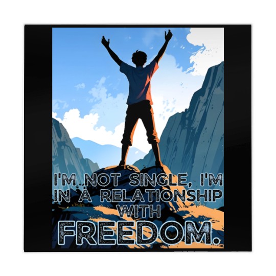 Not Single In Relationship with Freedom Valentines Mahjong Mats