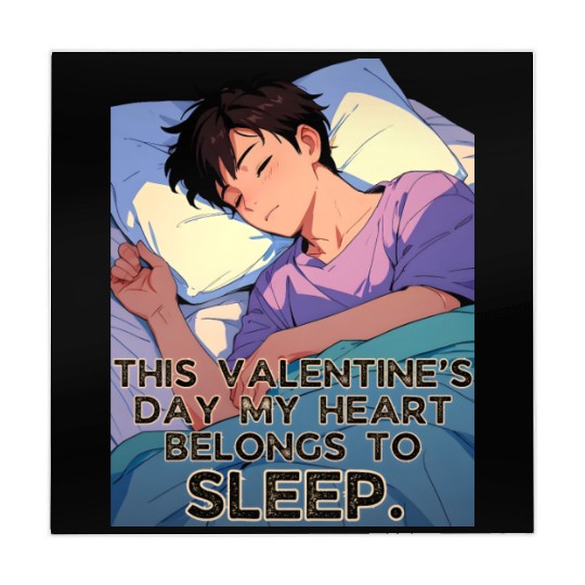 This Valentines Day My Heart Belongs To Sleep Mahjong Mats