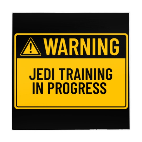 Warning: Jedi Training In Progress Mahjong Mats