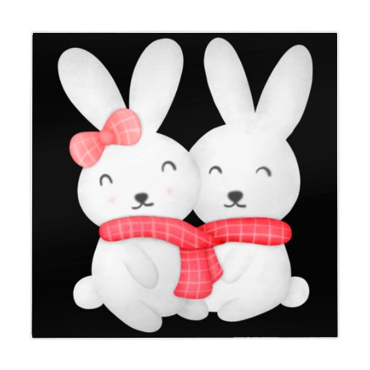 Valentine Rabbit Mahjong Mats