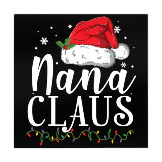 Funny Nana Claus Christmas Pajamas Santa Gift Mahjong Mats