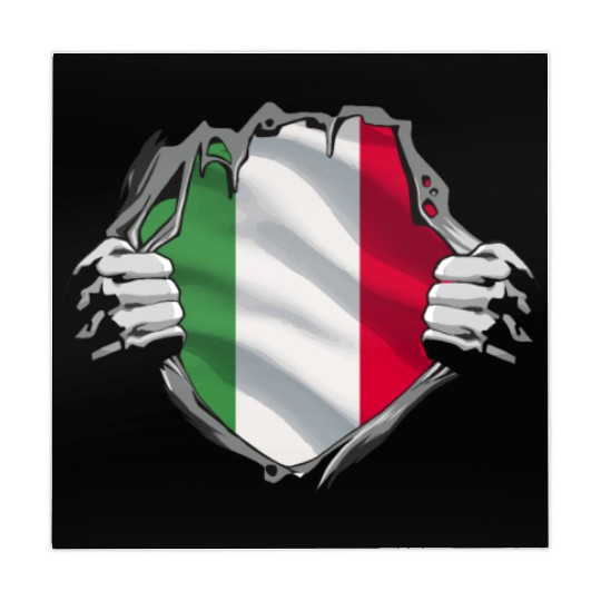 Italian Pride Unveiled: Bold Flag Design Mahjong Mats