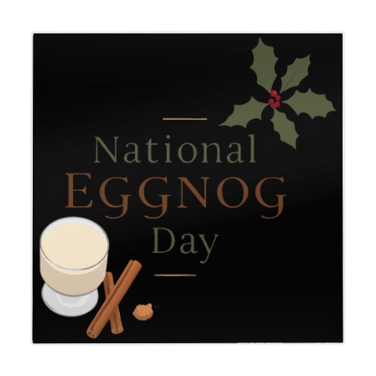 Celebrate National Eggnog Day Mahjong Mats