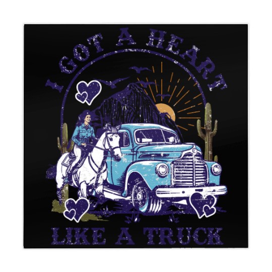 I Got A Heart Like A Truck Mahjong Mats