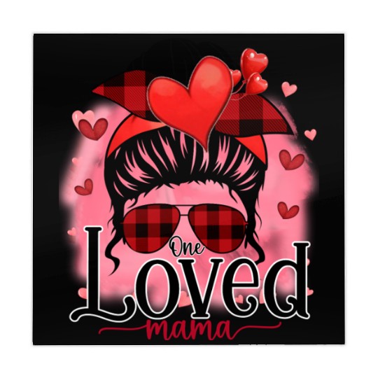 One Loved Mama, Valentines Retro, Valentines Day Mahjong Mats