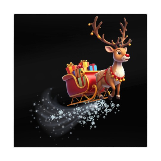 Flying Reindeer Mahjong Mats