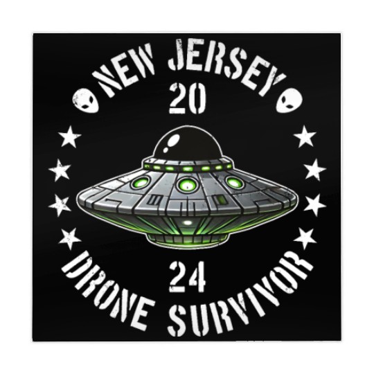 New Jersey Drone Survivor | NJ Drones Aliens UAPs Mahjong Mats