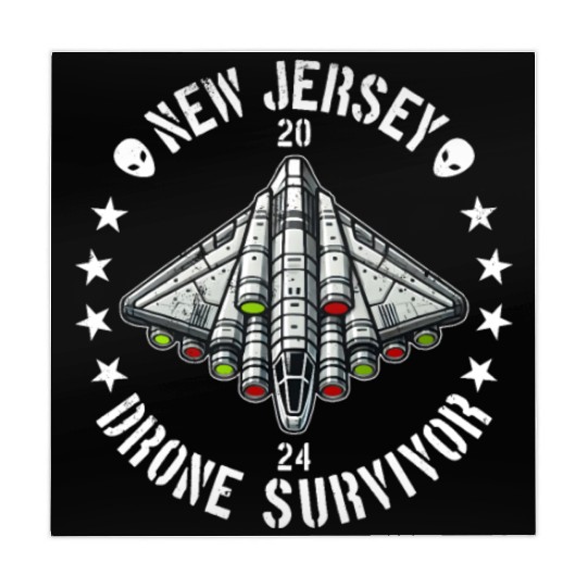 New Jersey Drone Survivor | NJ Drones Aliens UAPs Mahjong Mats