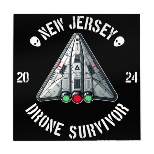 New Jersey Drone Survivor | NJ Drones Aliens UAPs Mahjong Mats