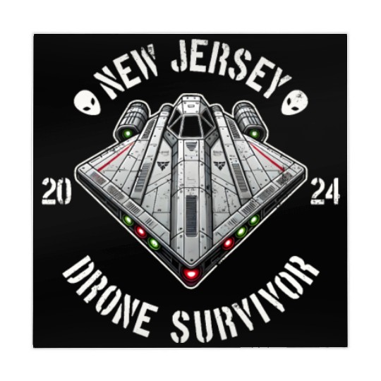New Jersey Drone Survivor | NJ Drones Aliens UAPs Mahjong Mats