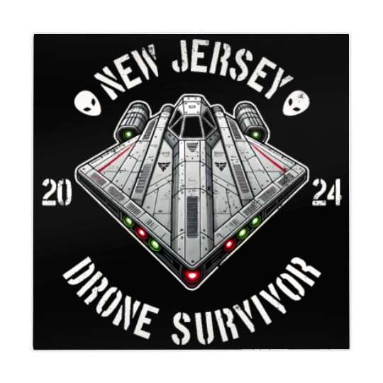 New Jersey Drone Survivor | NJ Drones Aliens UAPs Mahjong Mats