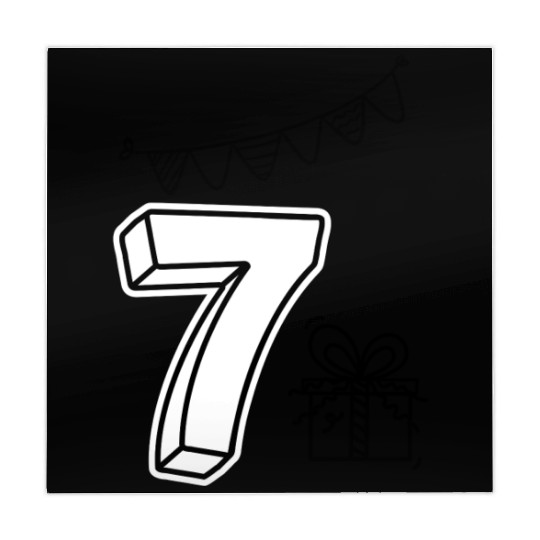 Coloring Mahjong Mats: Number 7 – Creative Birthday Fun