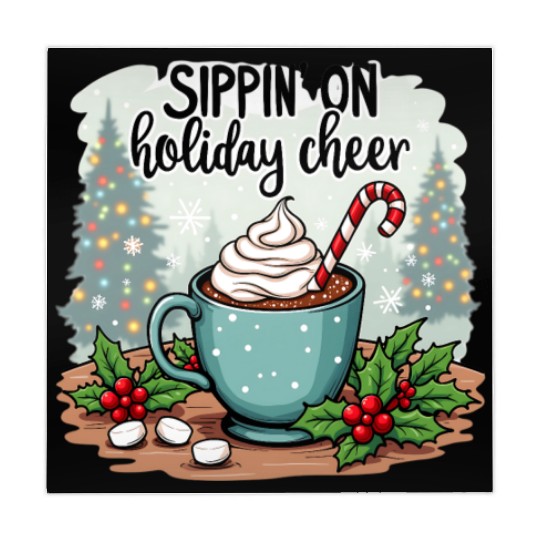Sippin' On Holiday Cheer Hot Cocoa Mahjong Mats