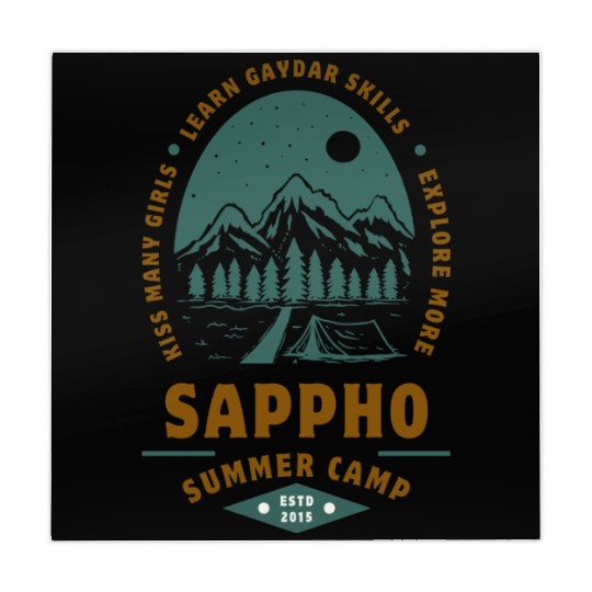 Sappho Summer Camp Mahjong Mats – Lesbian,wlw design